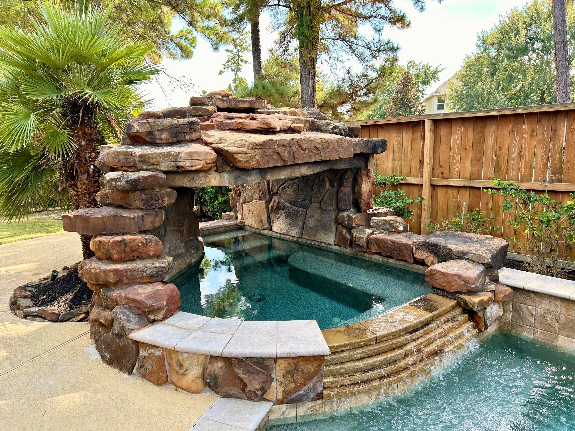 7511 Raes Creek Drive Spring, TX 77389 - Photo 27 of 41 a view of swimming pool with outdoor seating