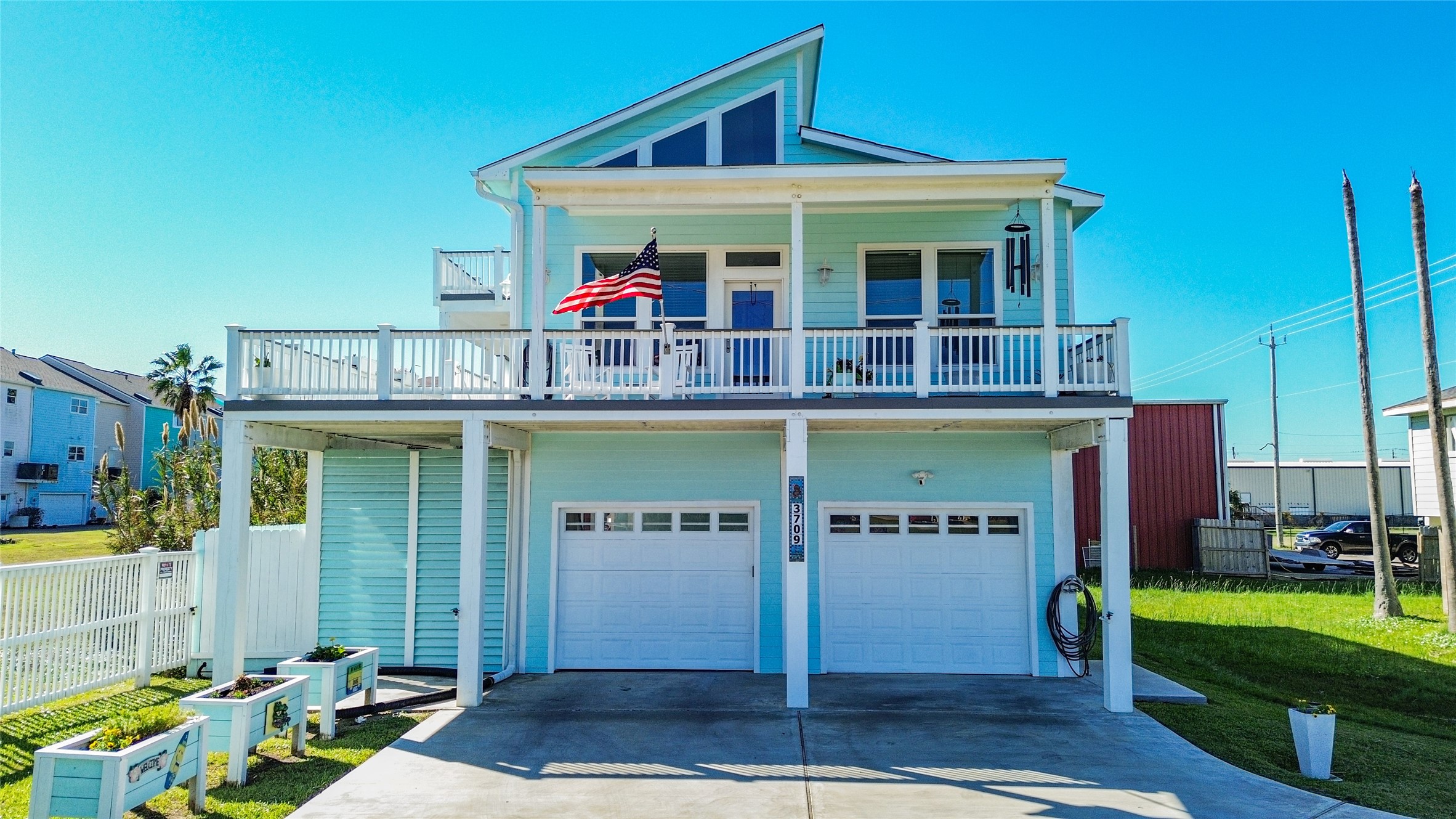 a front view of a house with a porch
