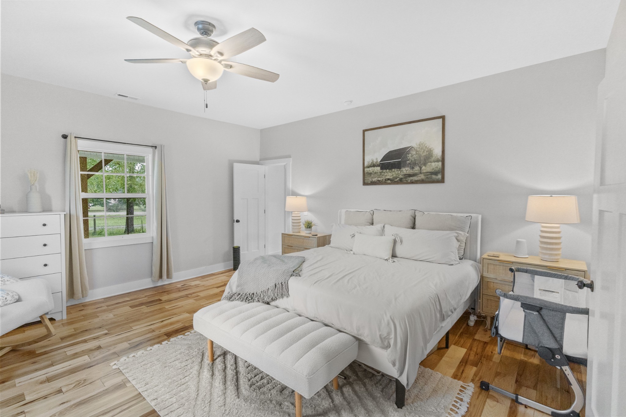 607 Old Columbia Road Unionville, TN 37180 - Photo 25 of 46 a bedroom with a bed and a window