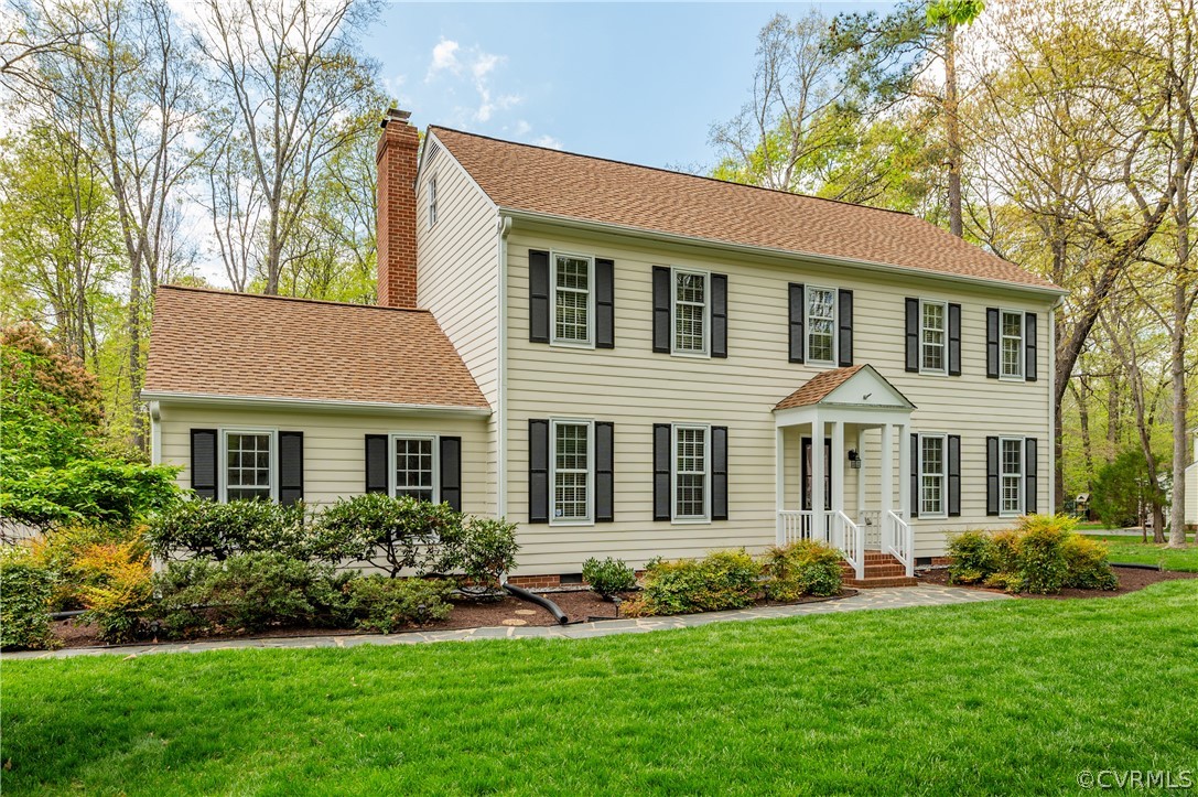 13921 Whitechapel Road Midlothian, VA 23113 - Photo 1 of 1 front view of a house with a yard