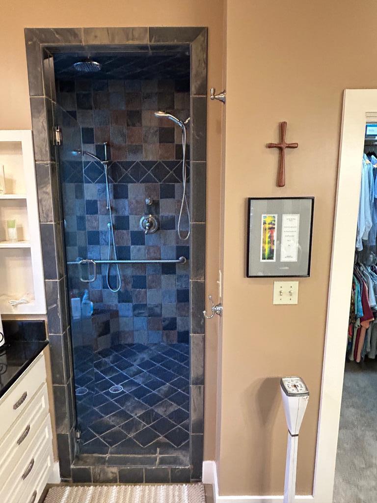 306 Charles Road Kerrville, TX 78028 - Photo 20 of 50 a bathroom with a shower and a sink