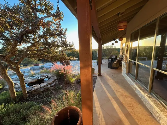 a view of balcony and patio