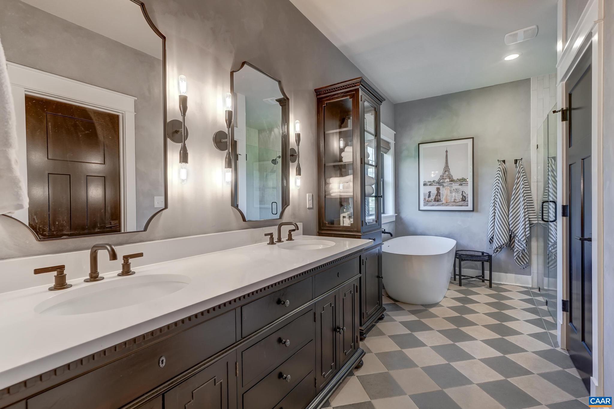 3327 Rowcross Street Crozet, VA 22932 - Photo 28 of 63 a spacious bathroom with a double vanity sink mirror and toilet