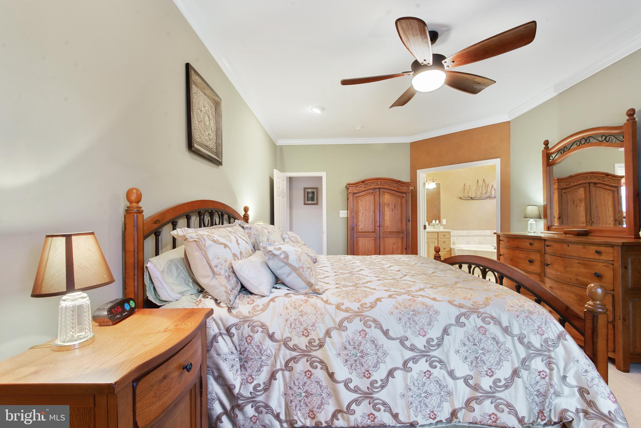 140 Somerfield Road Swedesboro, NJ 08085 - Photo 15 of 40 Crown Molding and upgraded ceiling fan