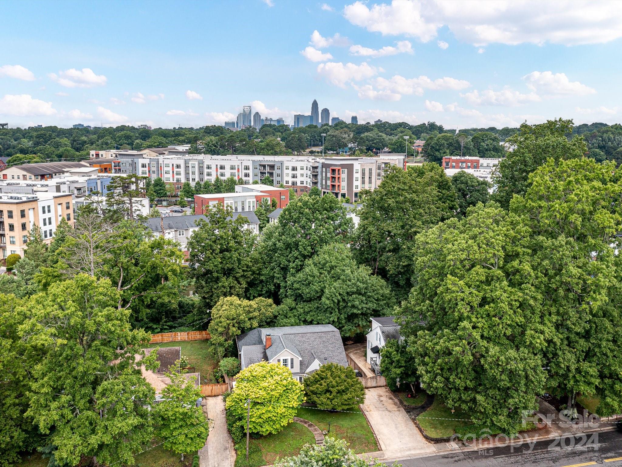 1309 Morningside Drive Charlotte, NC 28205 - Photo 31 of 41 a view of a lake with a city