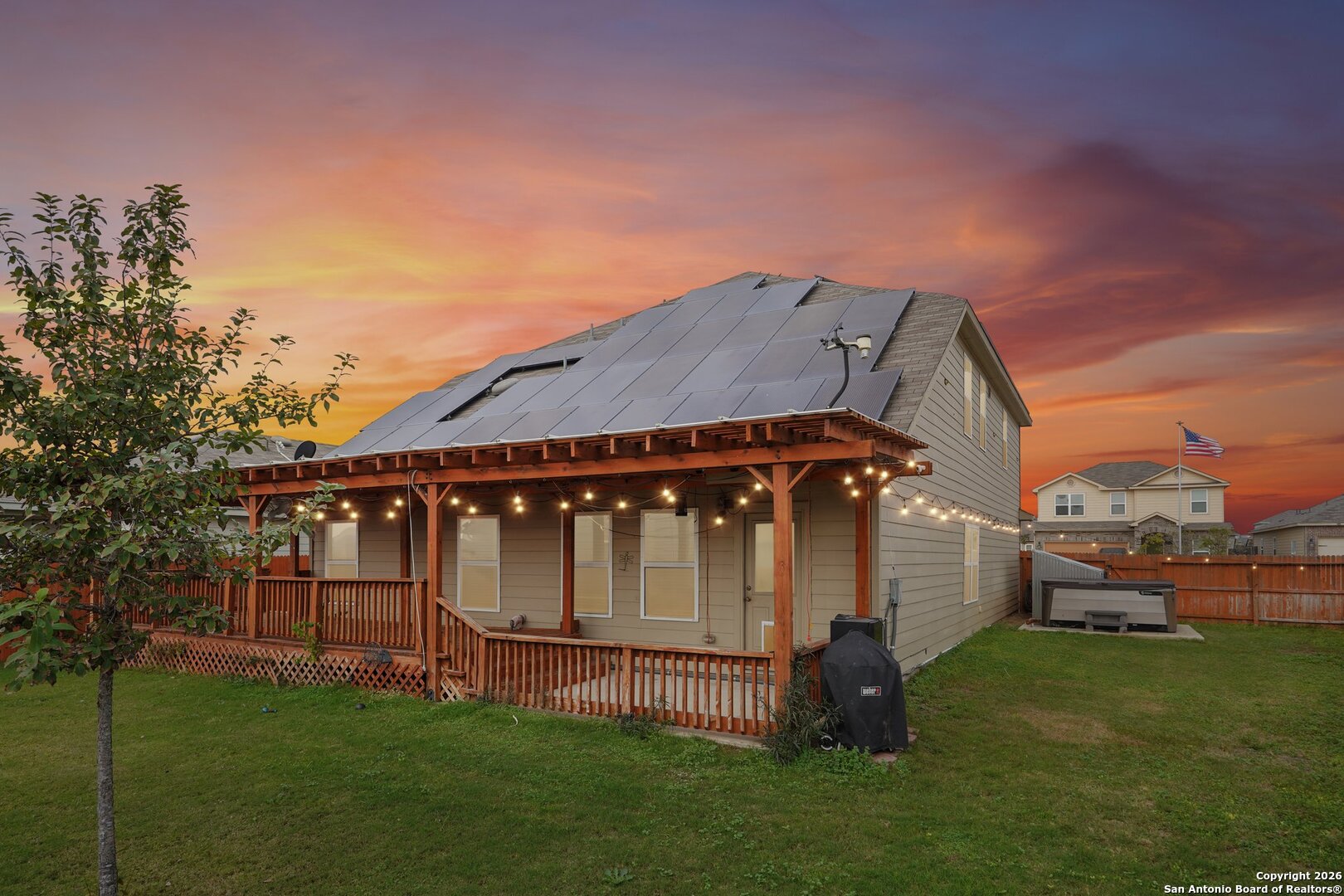 13030 Heathers Reef St. Hedwig, TX 78152 - Photo 41 of 51 a view of a house with a garden and pathway