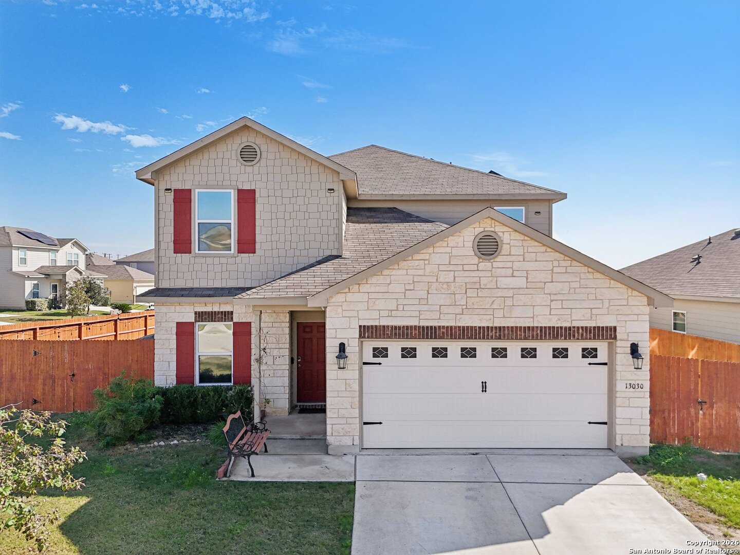 13030 Heathers Reef St. Hedwig, TX 78152 - Photo 43 of 51 a view of a house with a yard