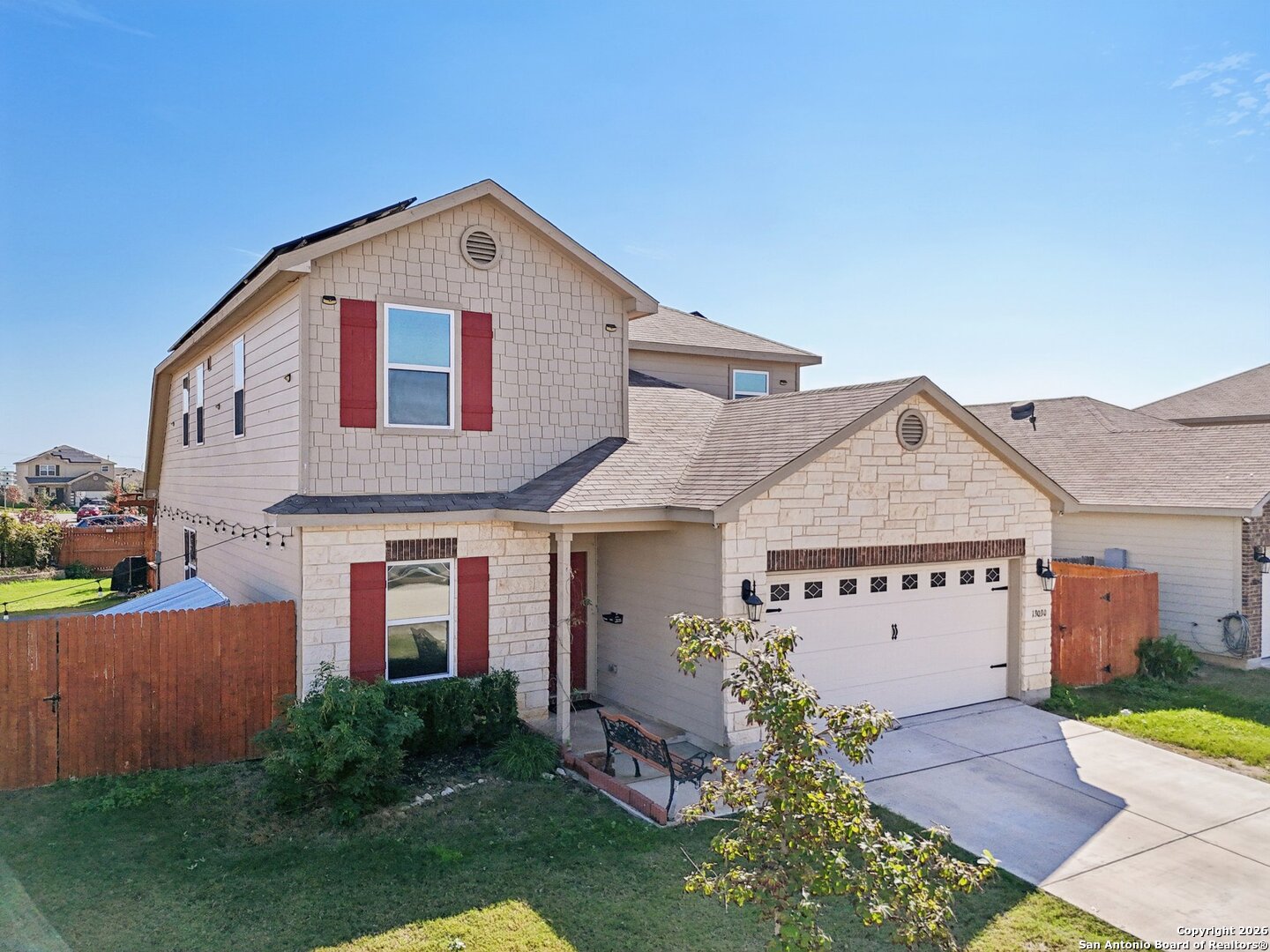 13030 Heathers Reef St. Hedwig, TX 78152 - Photo 44 of 51 a front view of a house with garden