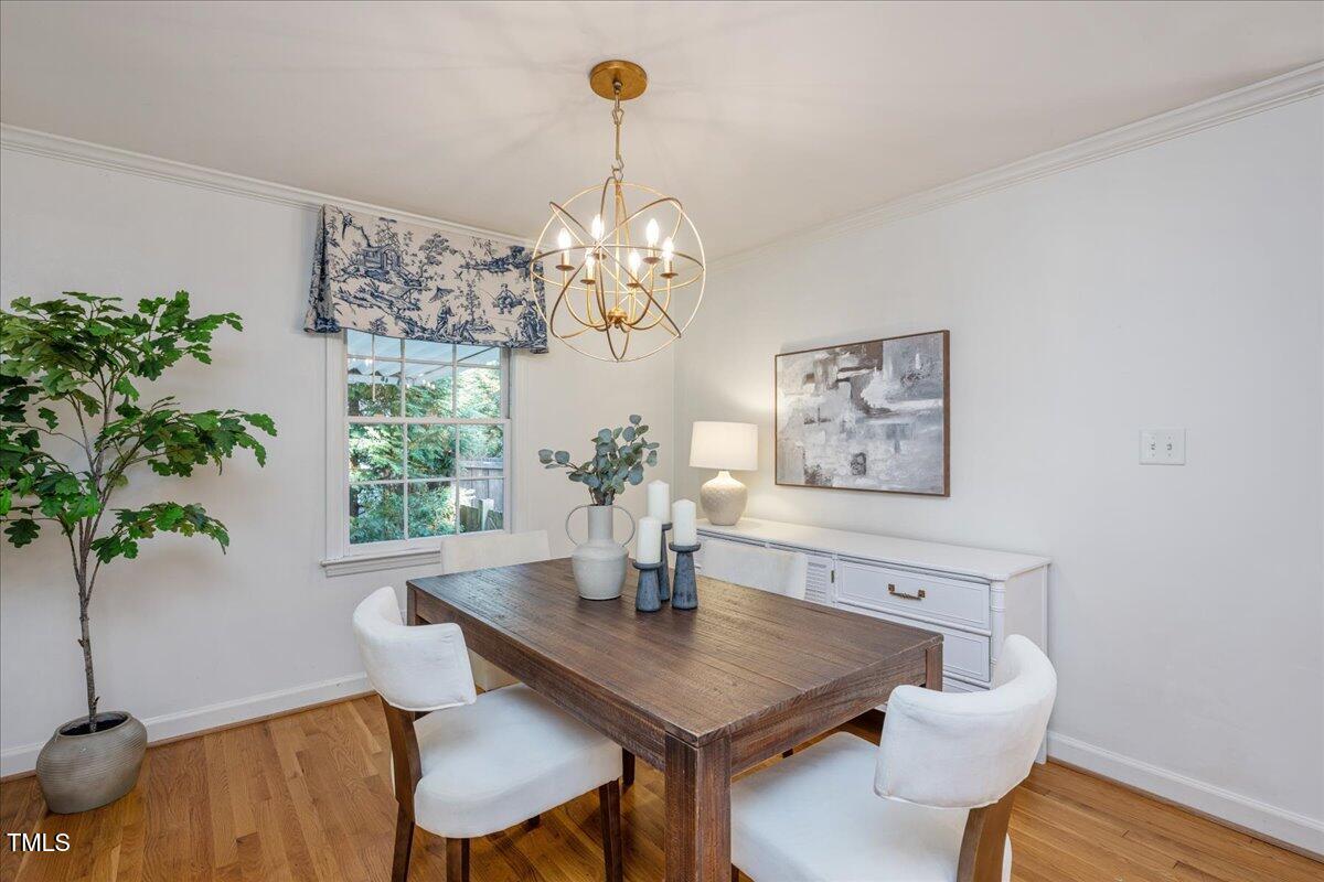 821 Macon Place Raleigh, NC 27609 - Photo 19 of 32 a dining room with furniture and window