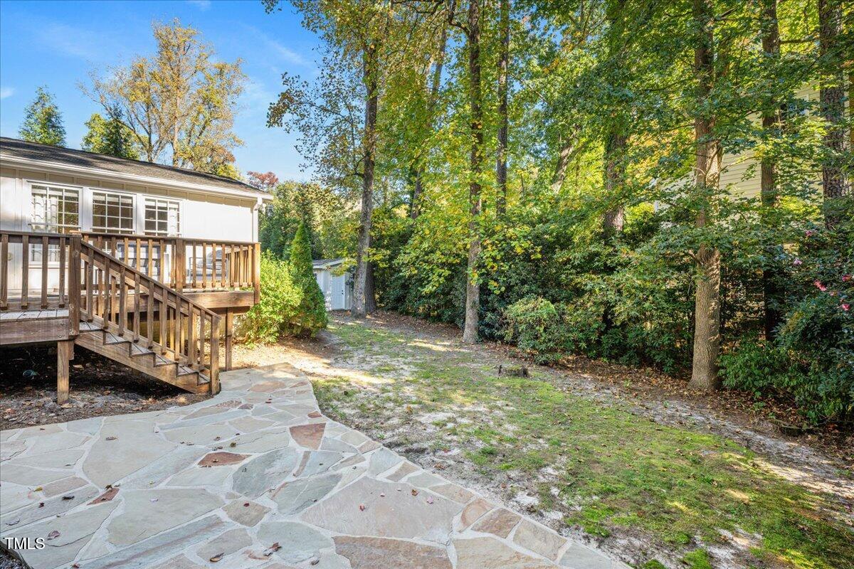 821 Macon Place Raleigh, NC 27609 - Photo 26 of 32 a view of a house with a yard