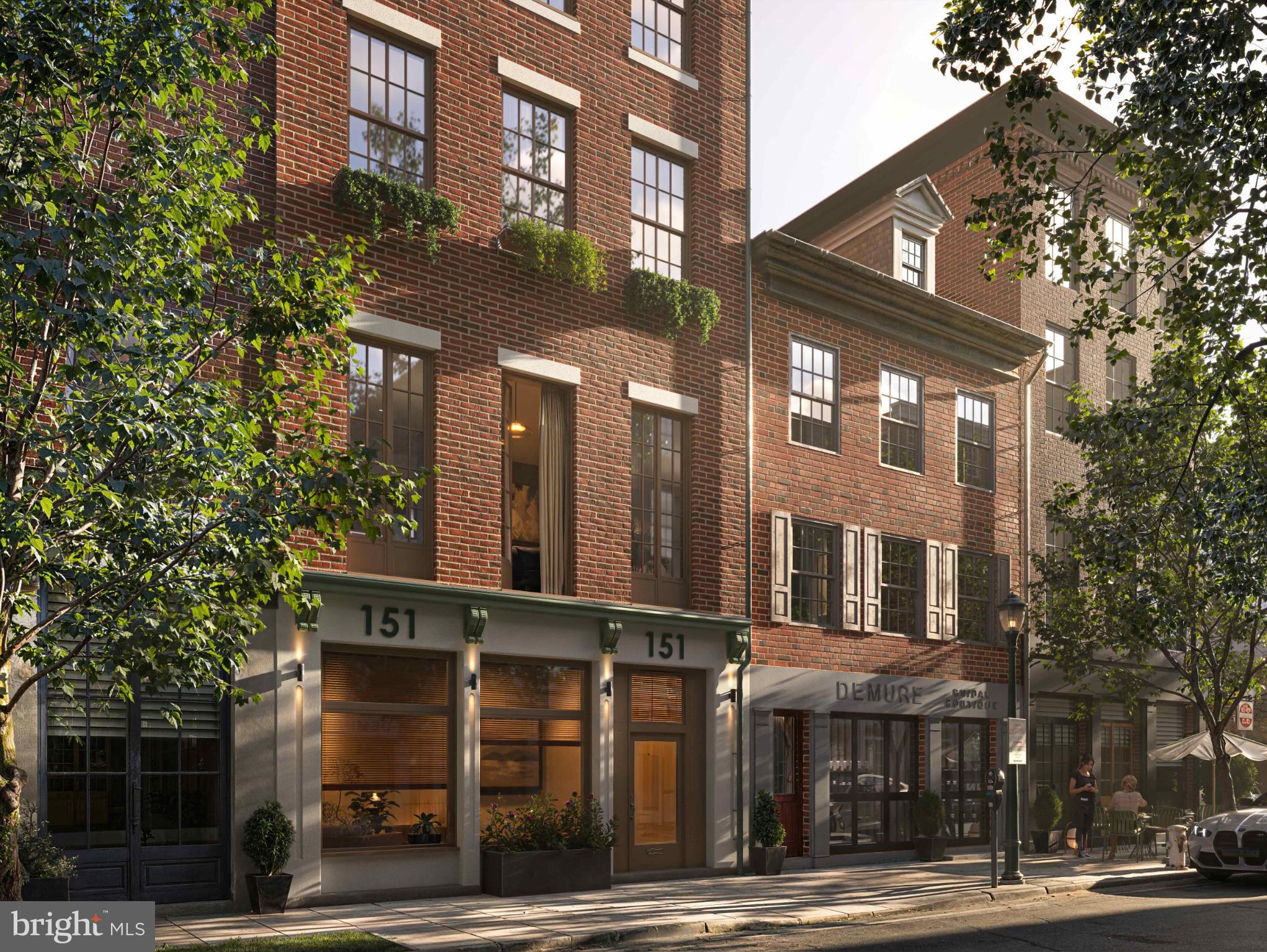 151 North 3rd Street, Unit PH Philadelphia, PA 19106 - Photo 1 of 4 a view of a building and a street