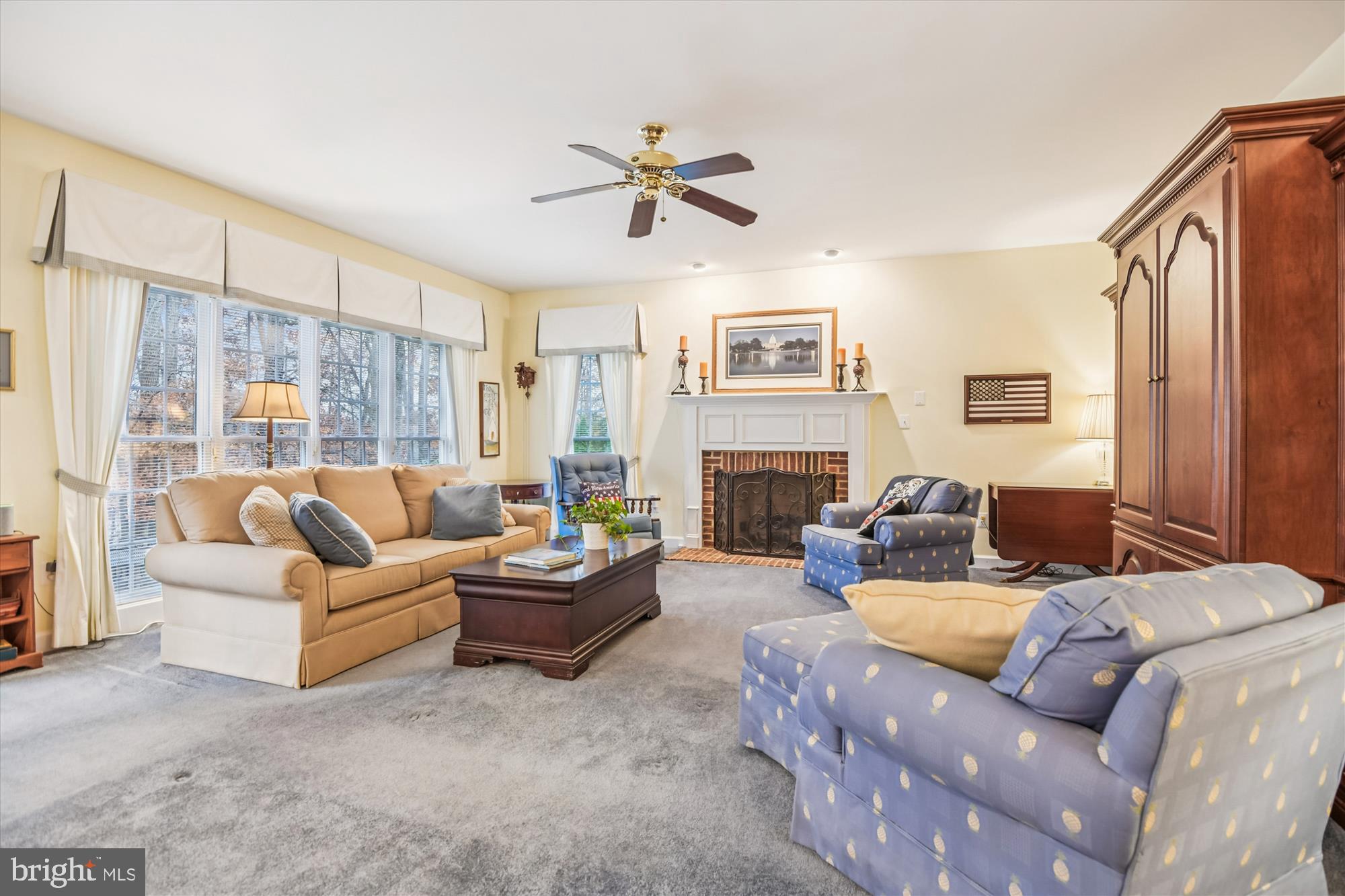 1584 Star Stella Drive Odenton, MD 21113 - Photo 14 of 45 a living room with furniture and a fireplace