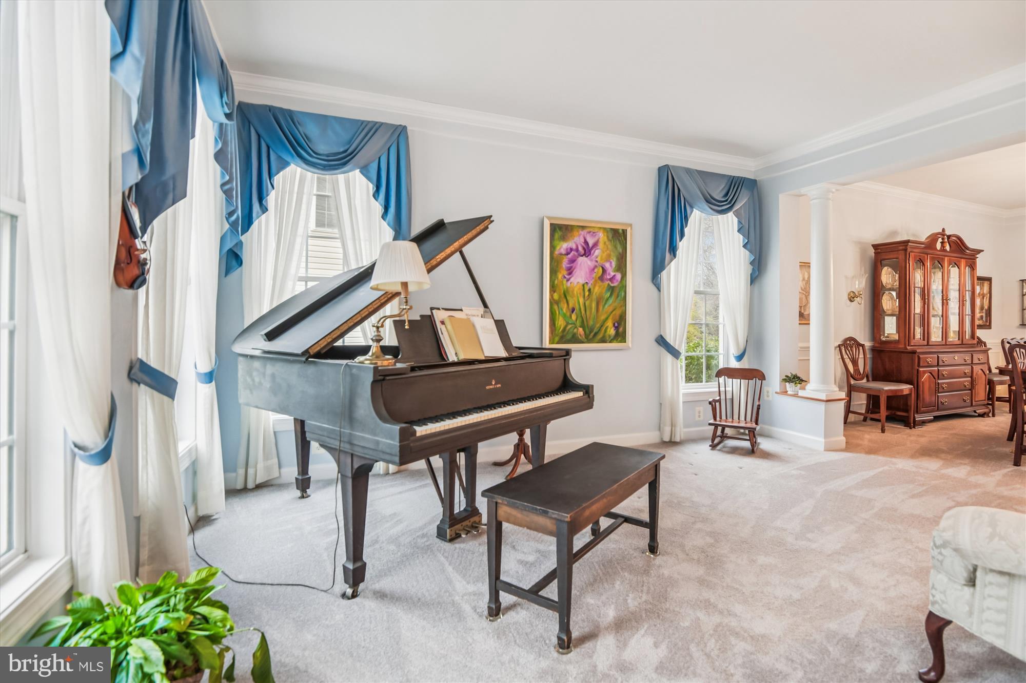 1584 Star Stella Drive Odenton, MD 21113 - Photo 16 of 45 a living room with furniture a rug and a wall painting