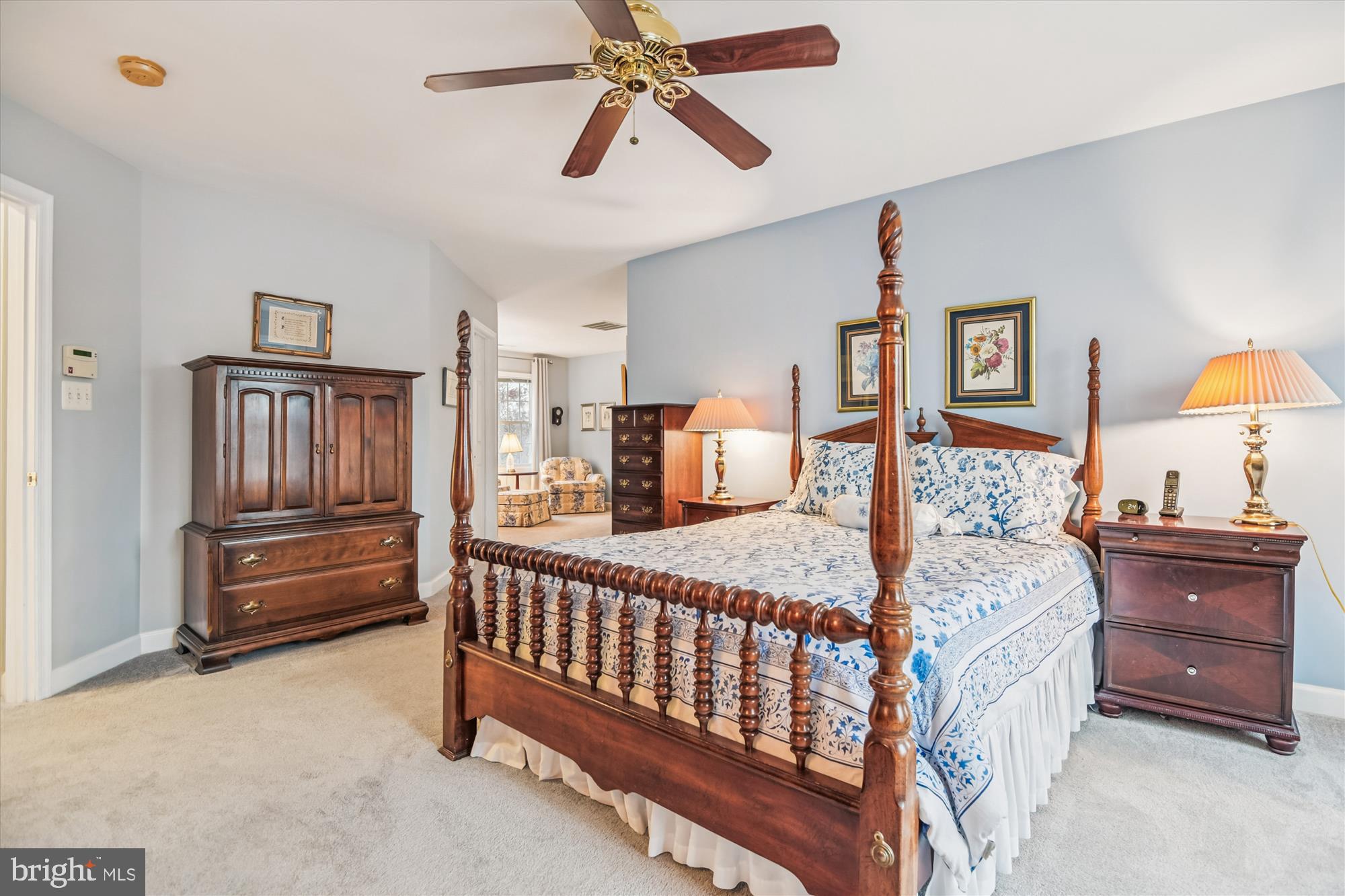 1584 Star Stella Drive Odenton, MD 21113 - Photo 24 of 45 a bed room with a bed and a chandelier