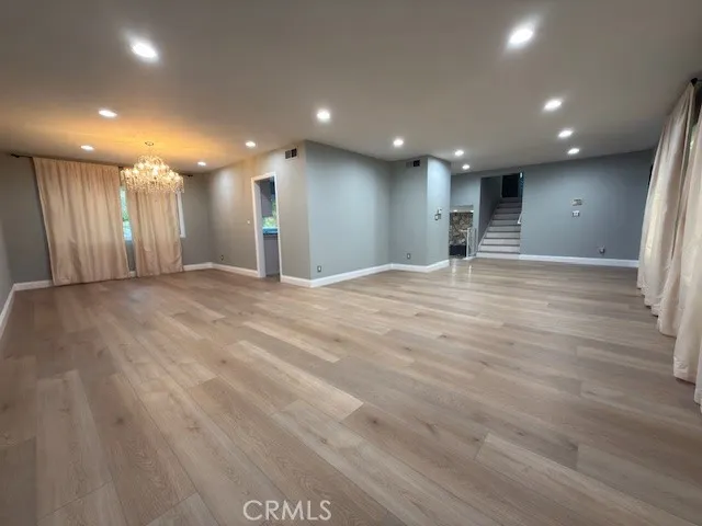 a view of backyard with green space