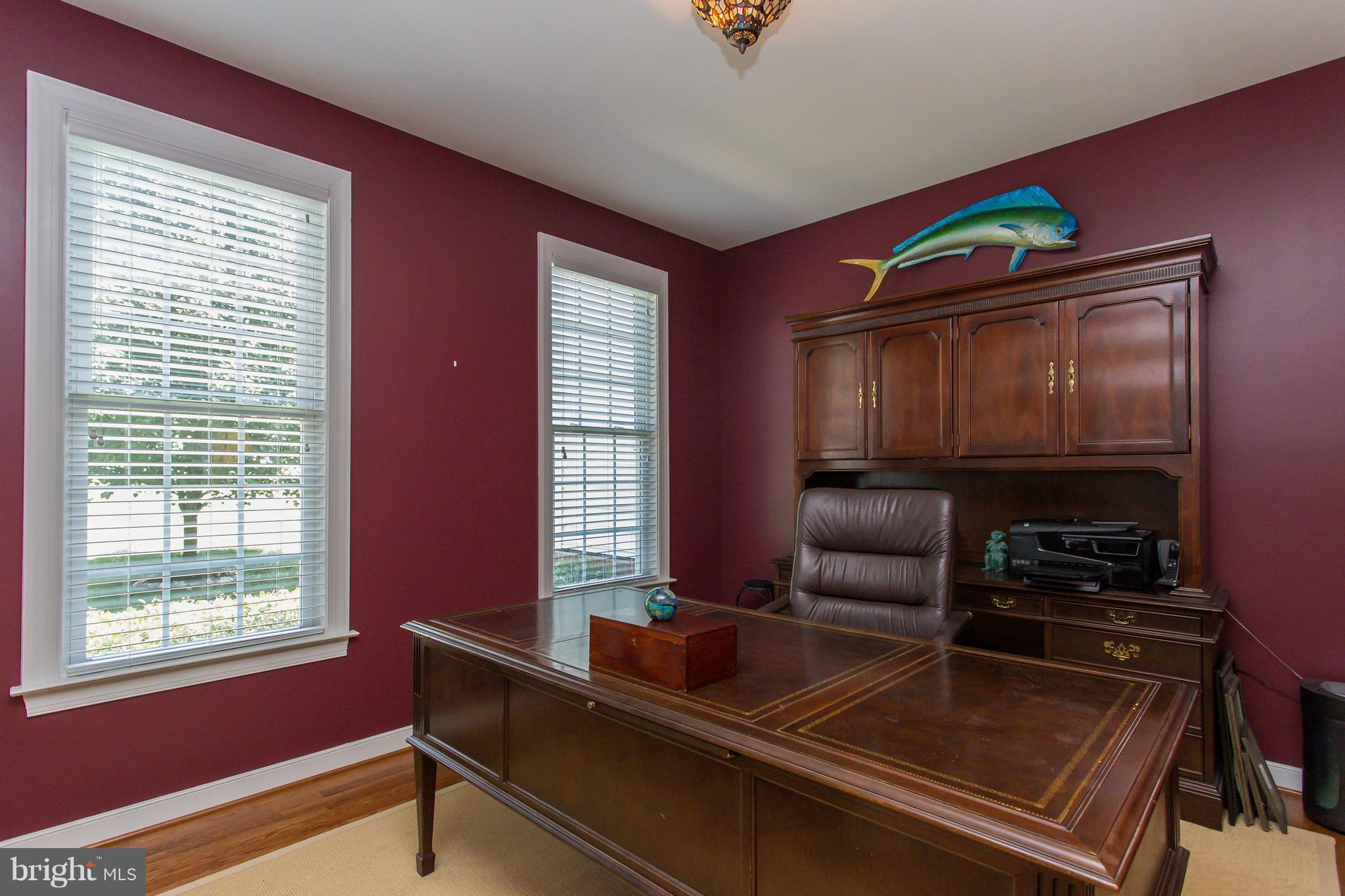 100 Marsh Run Road Fredericksburg, VA 22406 - Photo 12 of 30 Library has french doors and wood floors.