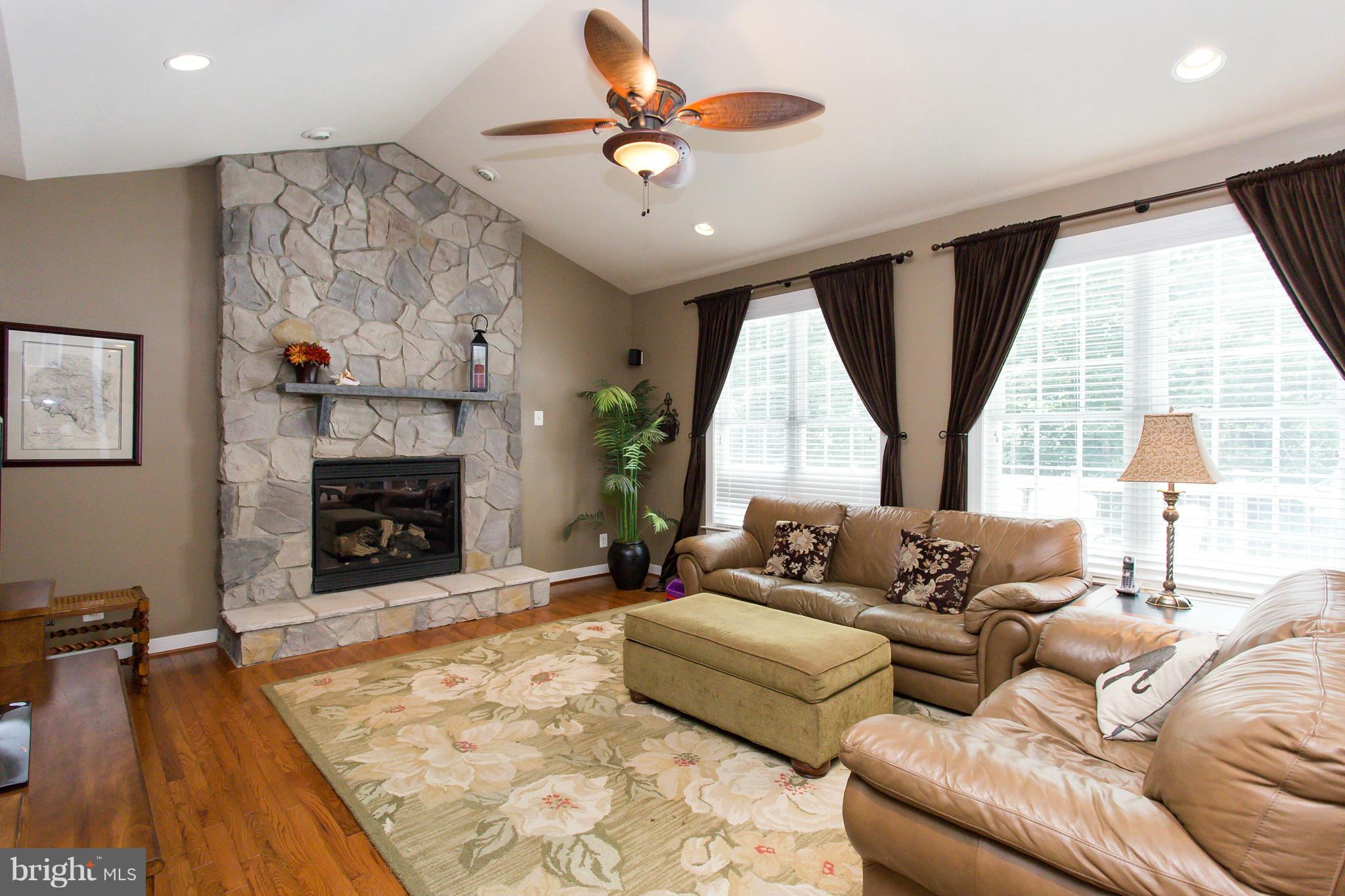 100 Marsh Run Road Fredericksburg, VA 22406 - Photo 5 of 30 Cathedral ceilings, wood floors and ceiling fan.