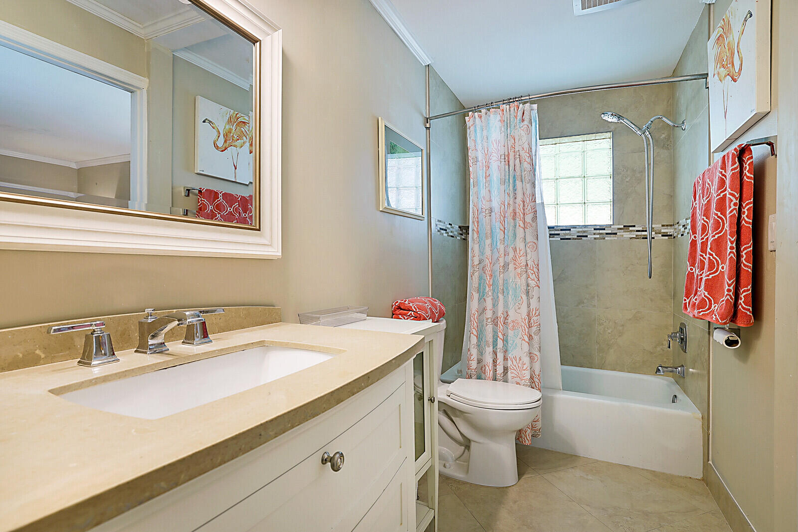 170 High Point Boulevard, Unit B Boynton Beach, FL 33435 - Photo 19 of 26 a bathroom with a sink a toilet and a bathtub