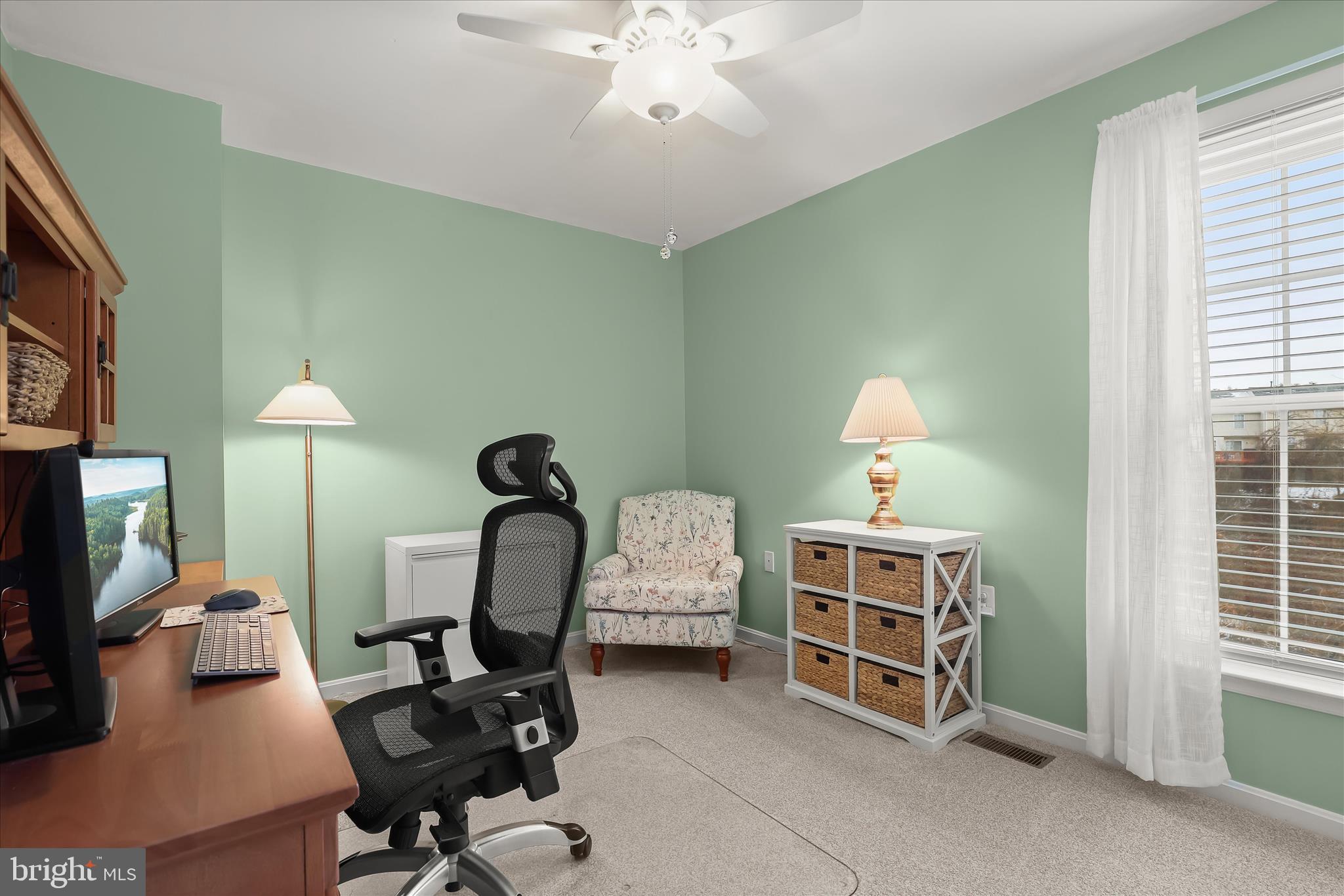6463 Tydings Road Sykesville, MD 21784 - Photo 32 of 104 a view of a workspace with furniture and a window