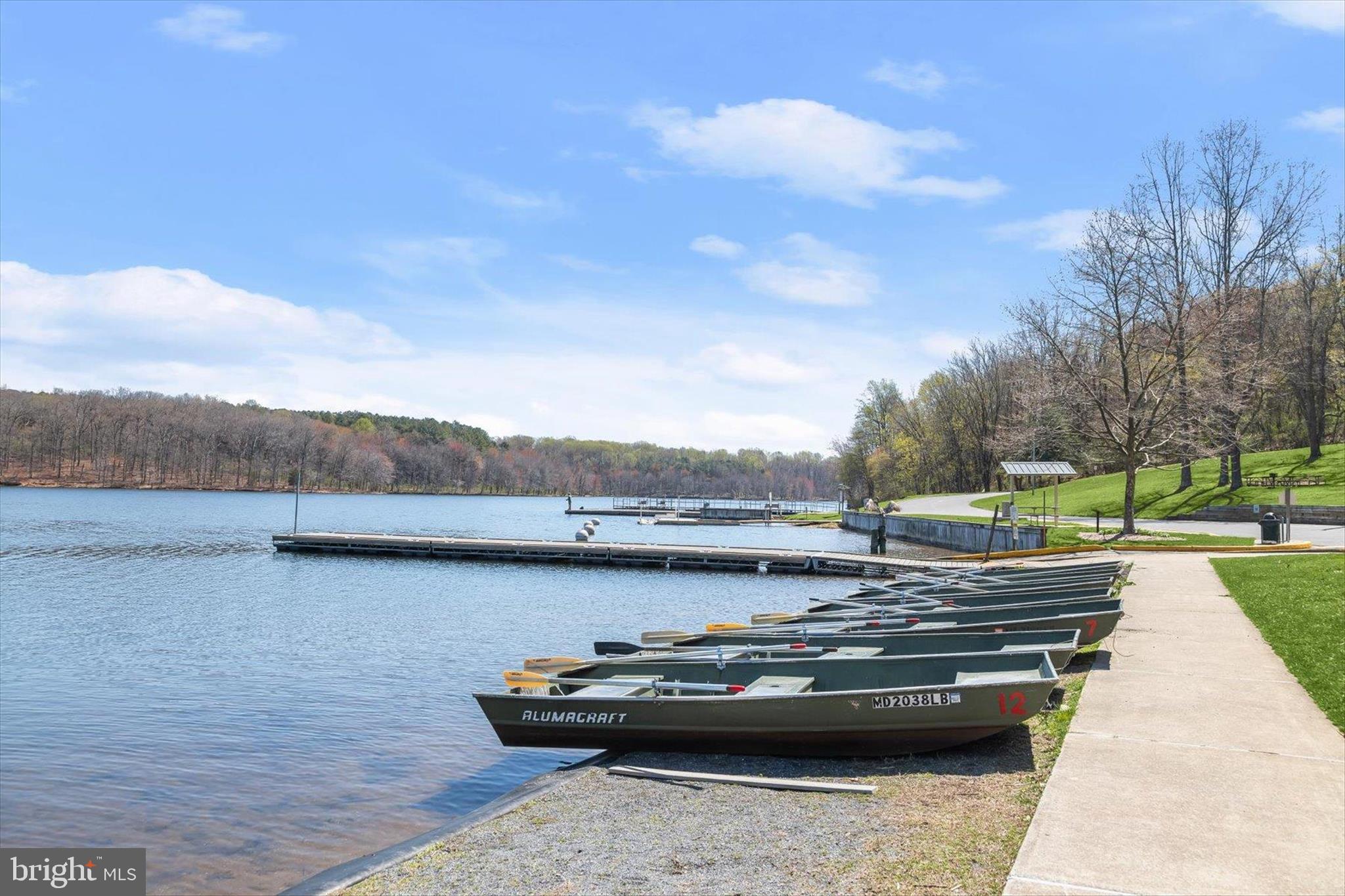 6463 Tydings Road Sykesville, MD 21784 - Photo 80 of 104 a view of a lake with a mountain view