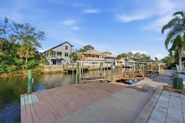 a view of a house with a lake view