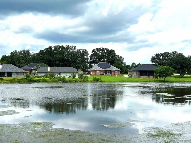 a view of swimming pool and lake view