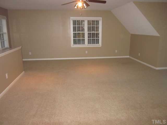 10024 Baileywick Road Raleigh, NC 27613 - Photo 24 of 25 This is one of two bonus rooms! Bonus room with back staircase features a ceiling fan and a closet!