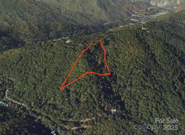 a view of a house with a mountain