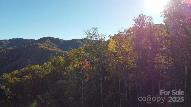 a view of a house with a mountain