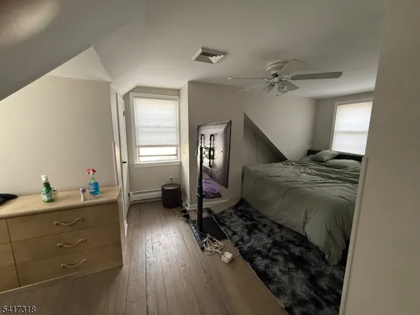 a workspace with furniture and window