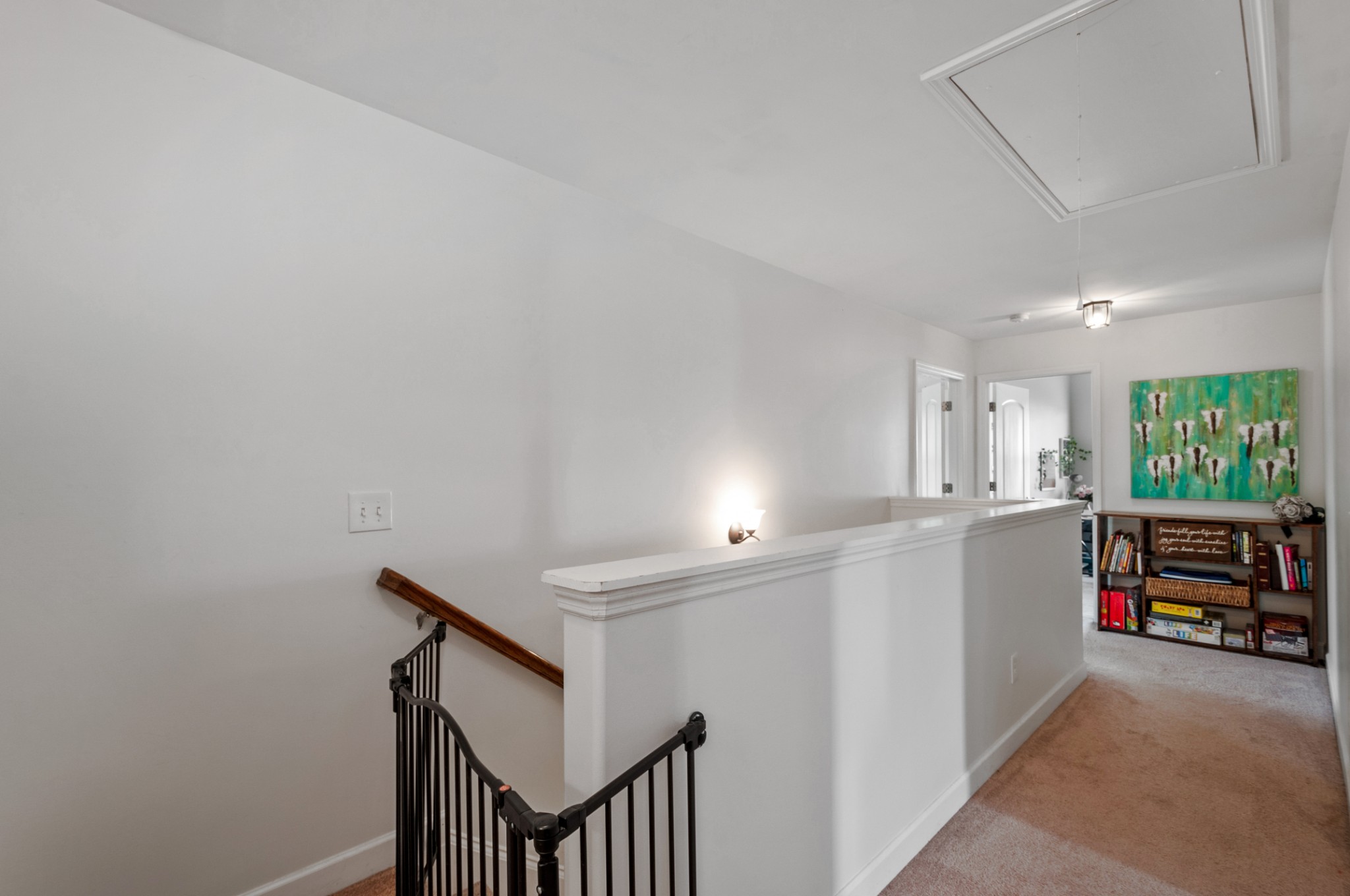 3056 Everleigh Place Spring Hill, TN 37174 - Photo 37 of 43 a view of a hallway with workspace and windows