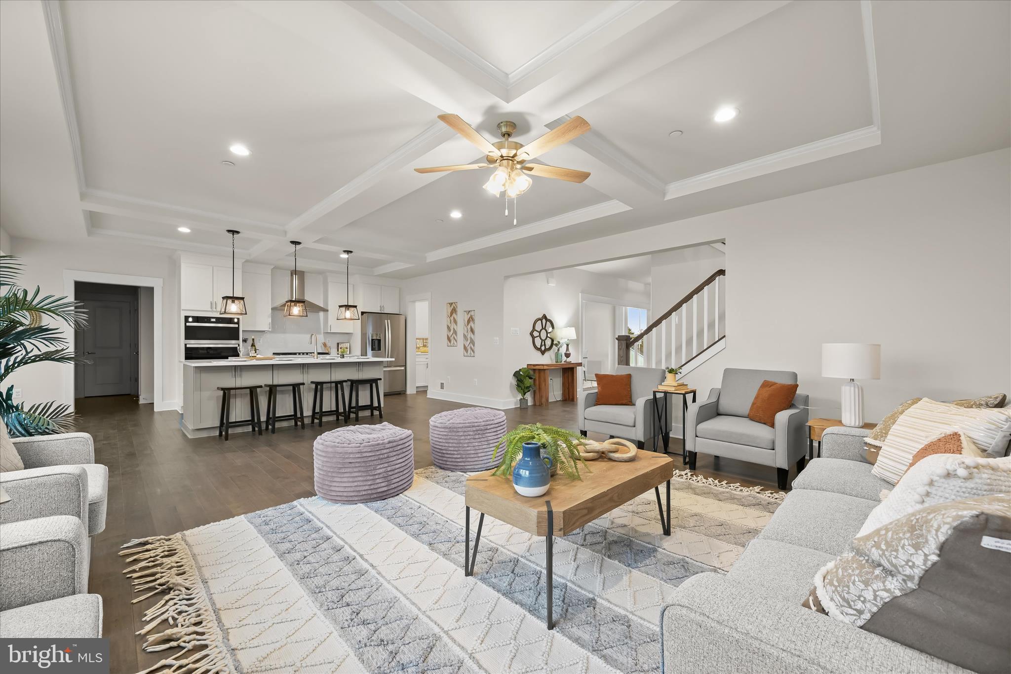 618 Deer Park Road Westminster, MD 21157 - Photo 23 of 57 a living room with furniture and kitchen view