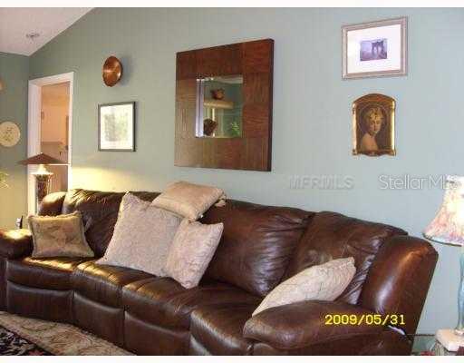 Aerial View - Living area has a great view of the golf course too!