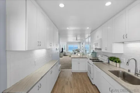 an aerial view of a beach