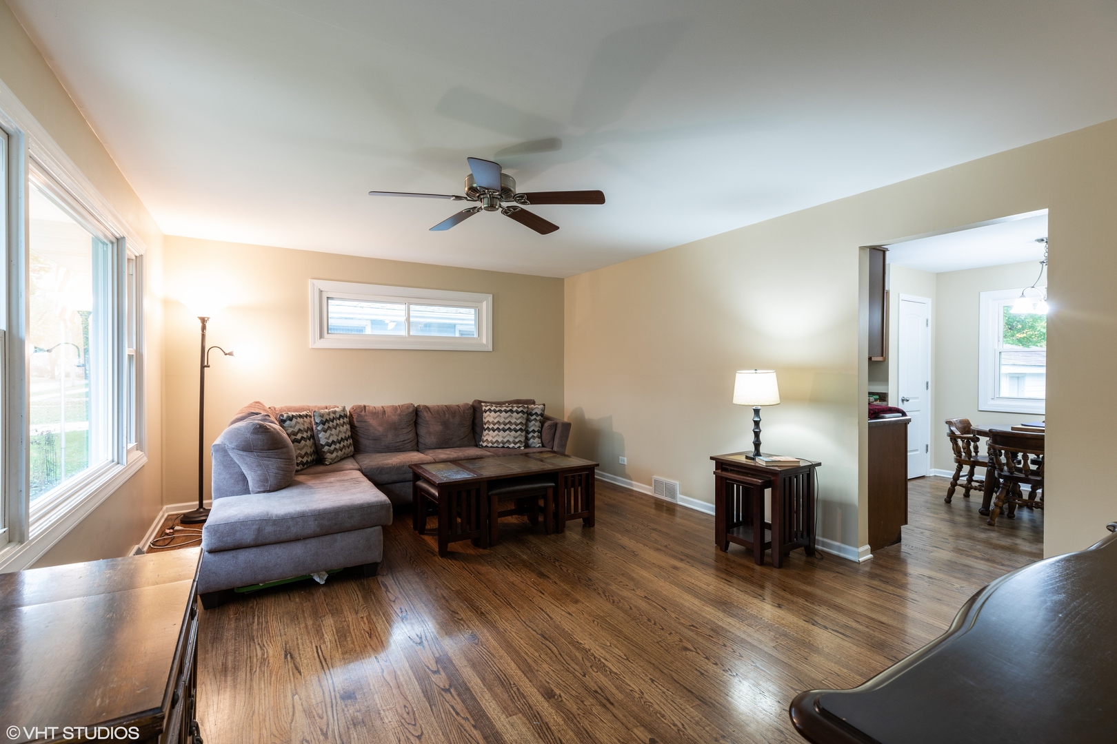 1329 Olive Road Homewood, IL 60430 - Photo 2 of 17 a living room with furniture and a wooden floor