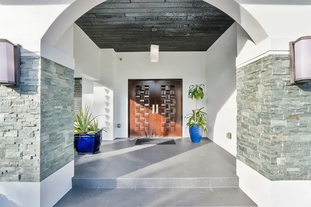 a view of lobby with window