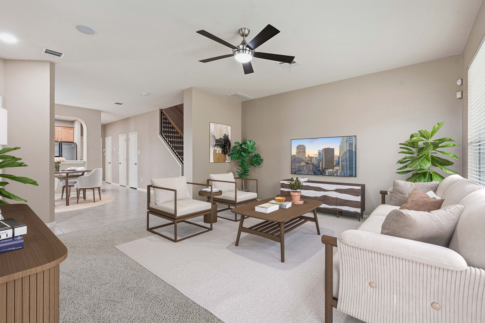 1900 Scofield Ridge Parkway, Unit 3002 Austin, TX 78727 - Photo 6 of 23 a living room with furniture and a table