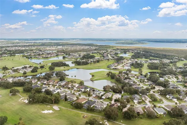 an aerial view of residential building with outdoor space