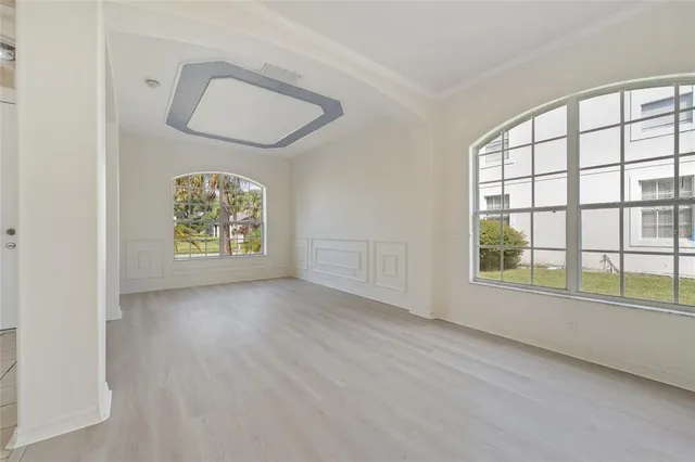 wooden floor in an empty room
