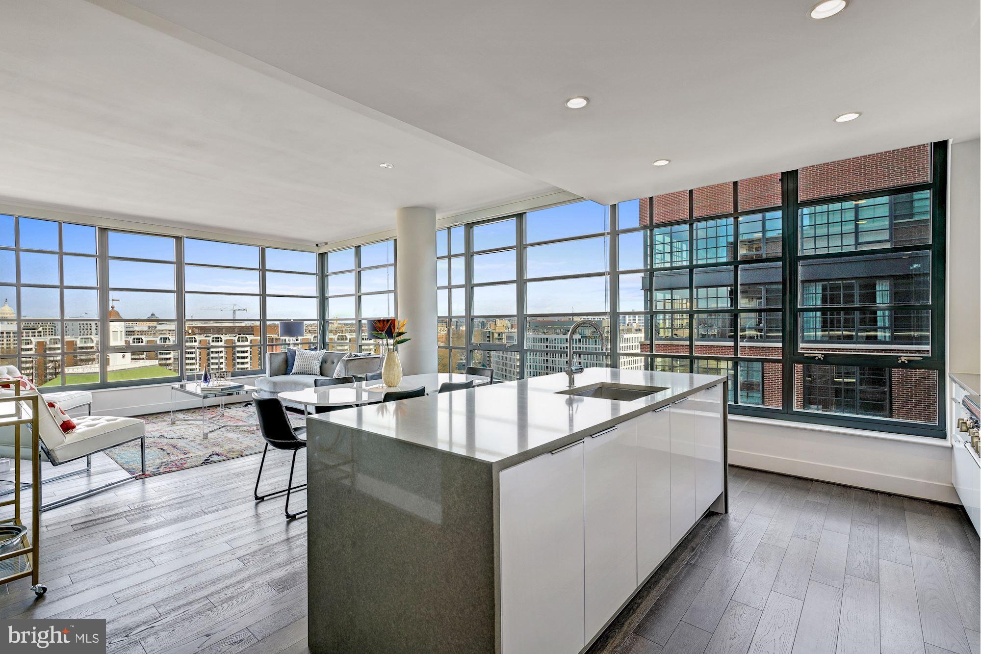 45 Sutton Square Southwest, Unit 1120 Washington, DC 20024 - Photo 5 of 39 Out of this world open living atop the DC skyline