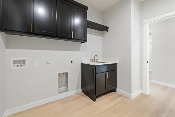 a view of a hallway with entryway