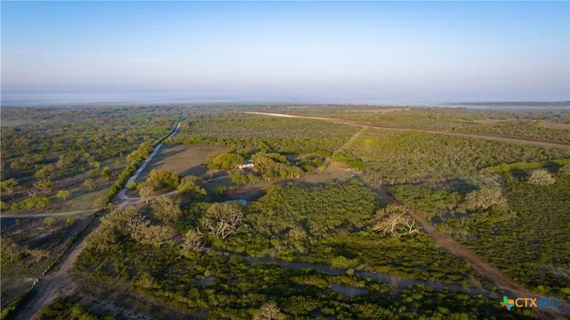 a view of an ocean and beach