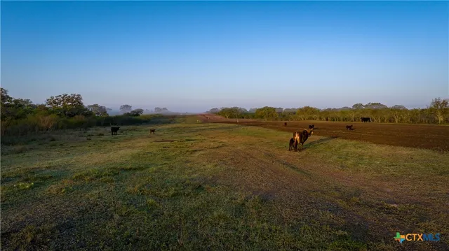 a view of an ocean beach and mountain