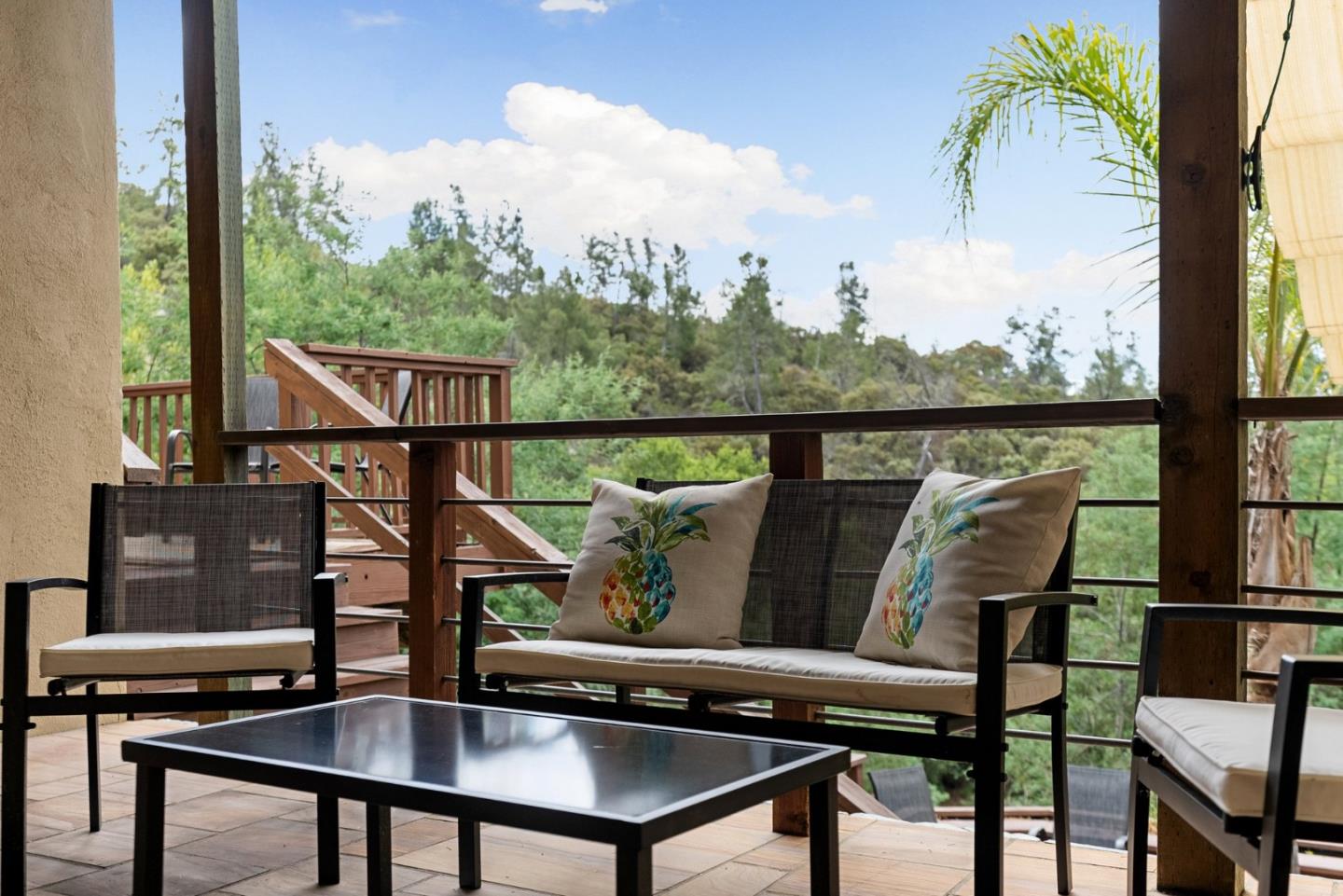 270 Estates Drive Ben Lomond, CA 95005 - Photo 11 of 61 a view of a balcony with chairs