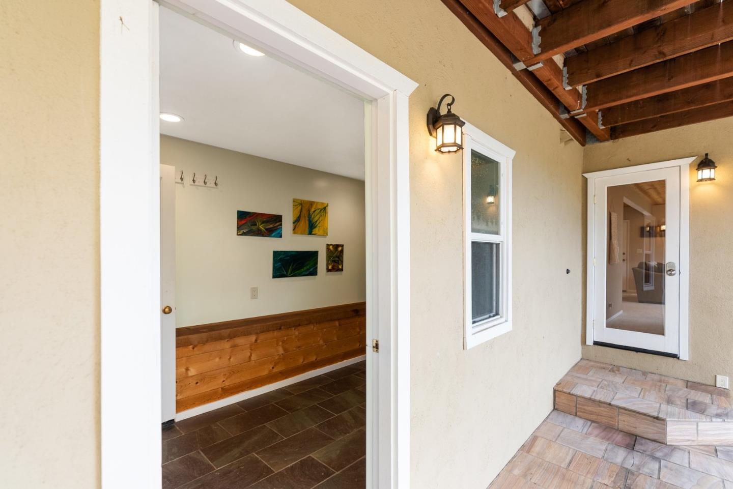 270 Estates Drive Ben Lomond, CA 95005 - Photo 21 of 61 a view of a hallway with kitchen and entryway