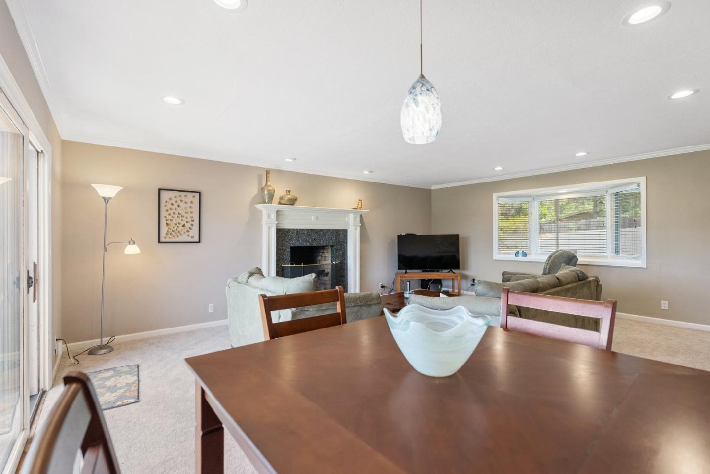270 Estates Drive Ben Lomond, CA 95005 - Photo 30 of 61 a living room with furniture and a flat screen tv