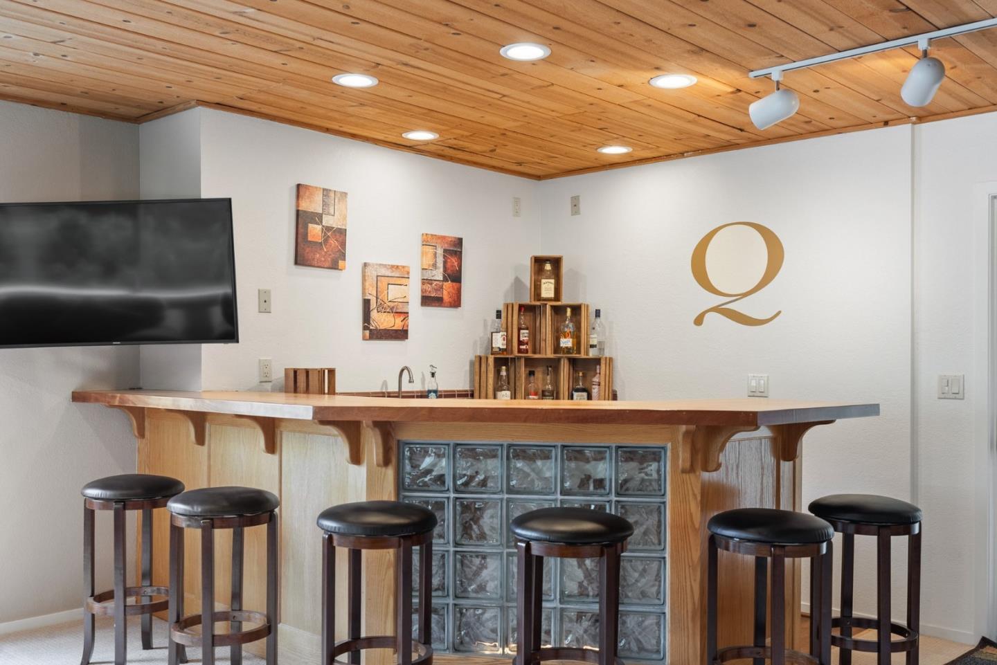 270 Estates Drive Ben Lomond, CA 95005 - Photo 34 of 61 a kitchen with a cabinets and chairs
