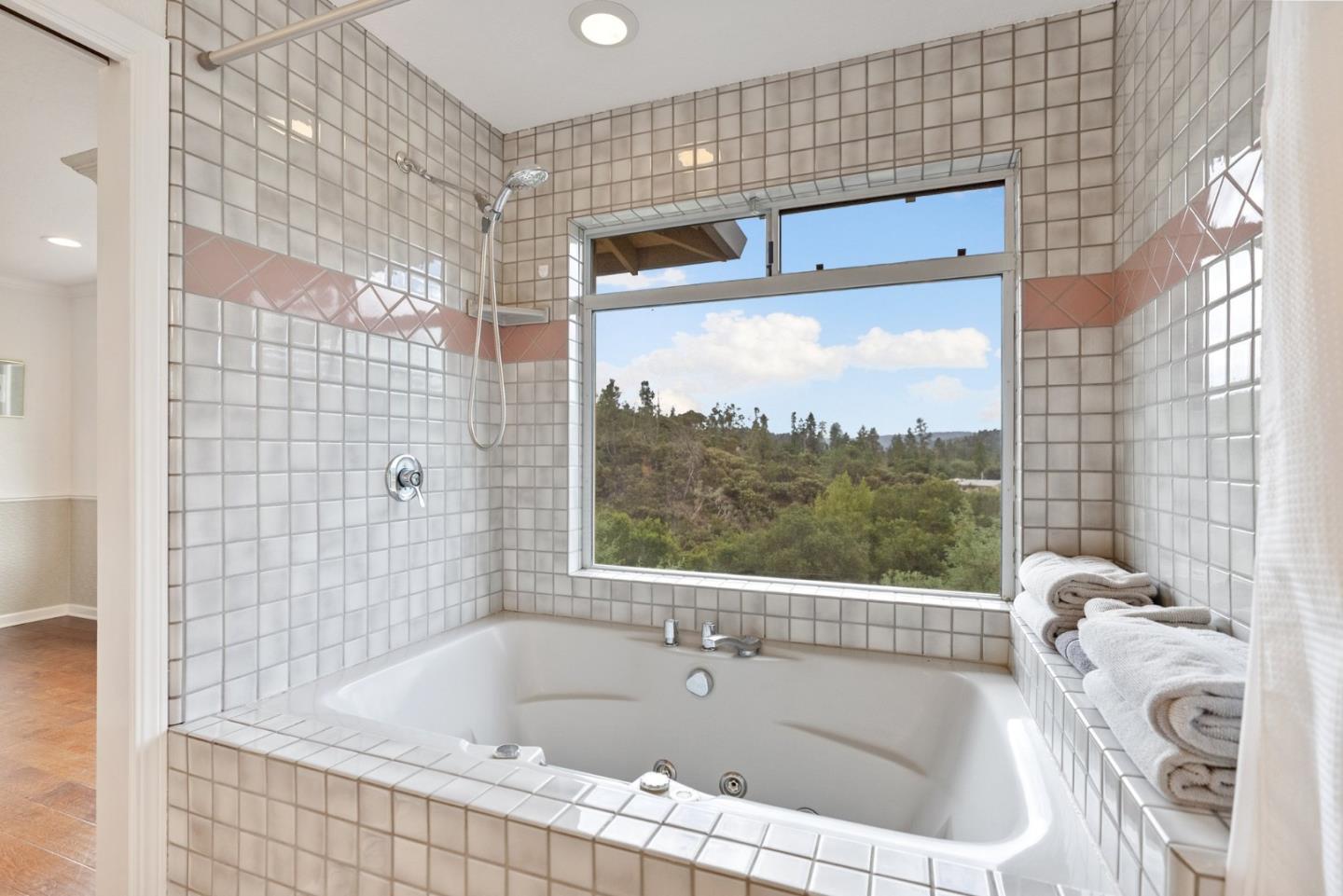 270 Estates Drive Ben Lomond, CA 95005 - Photo 42 of 61 a bathroom with a bathtub and a shower