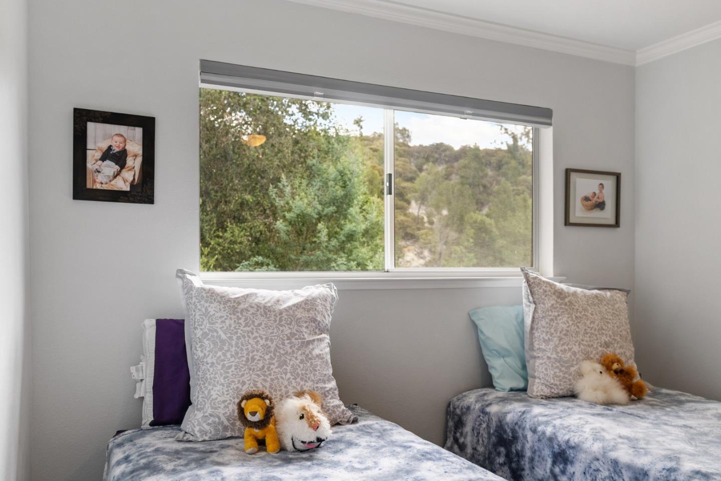 270 Estates Drive Ben Lomond, CA 95005 - Photo 49 of 61 a bedroom with a bed a window and outside view