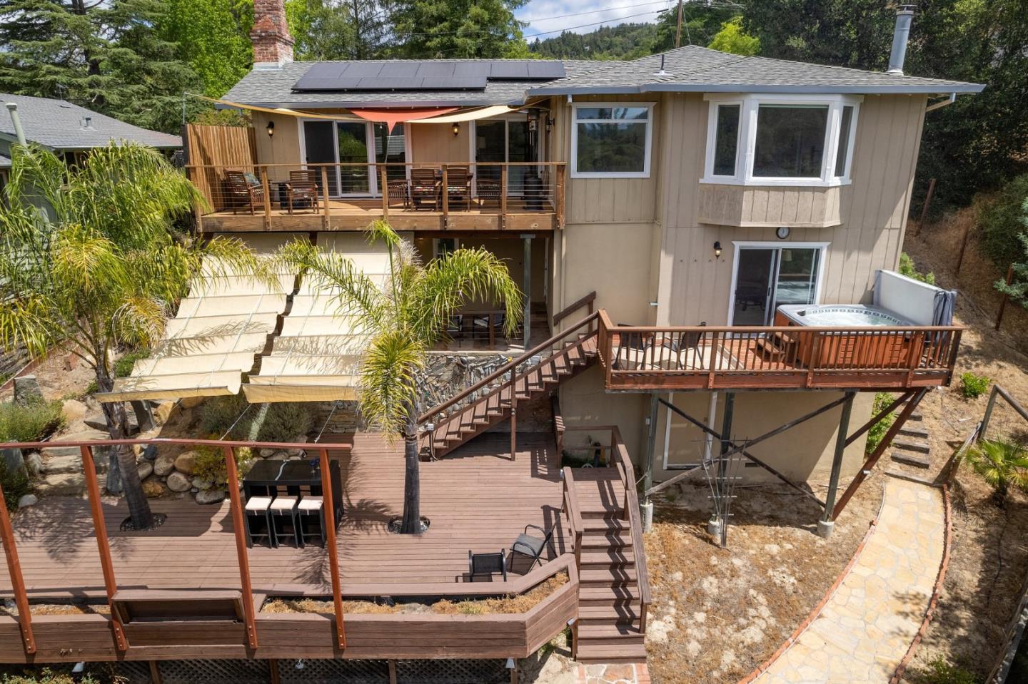 270 Estates Drive Ben Lomond, CA 95005 - Photo 5 of 61 a view of a building with large windows